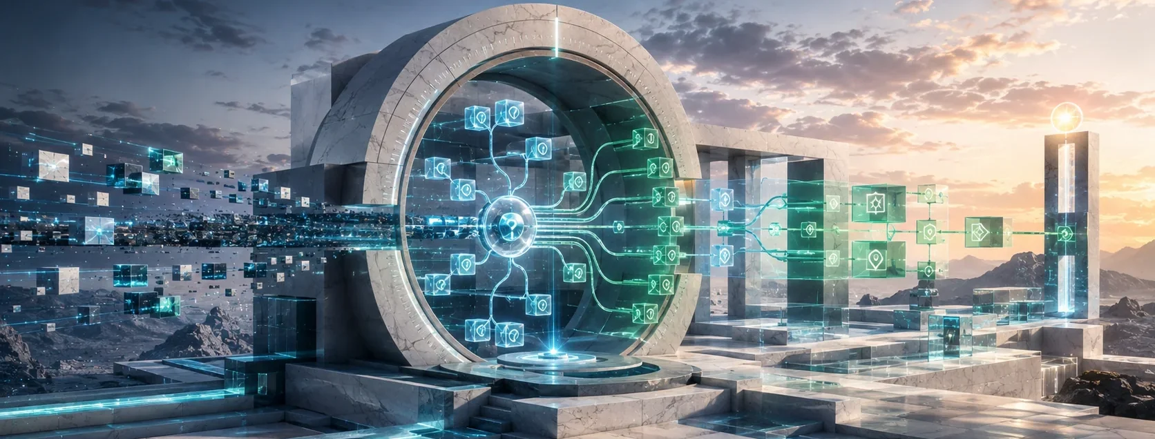 A Giant system processing information and structuring it
