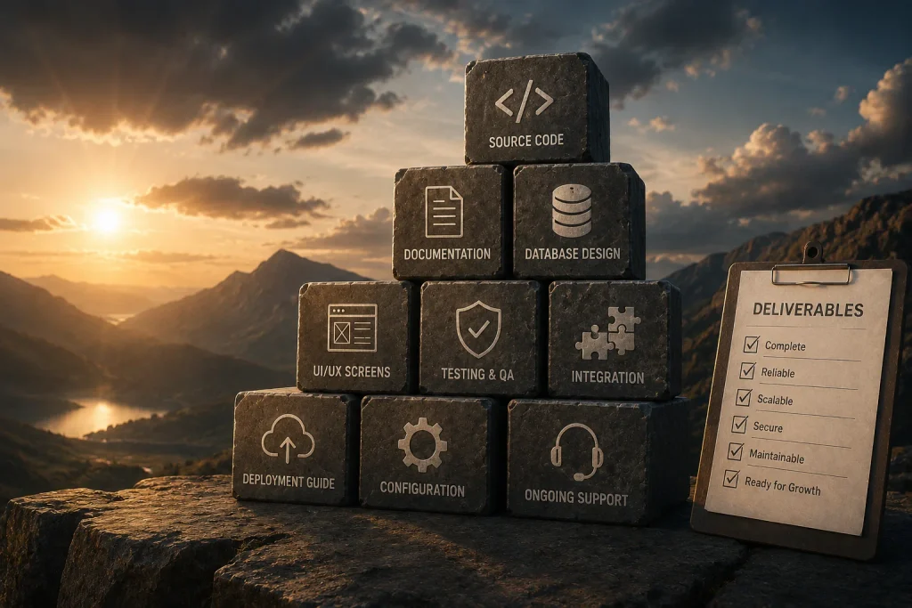 Deliverables software projects