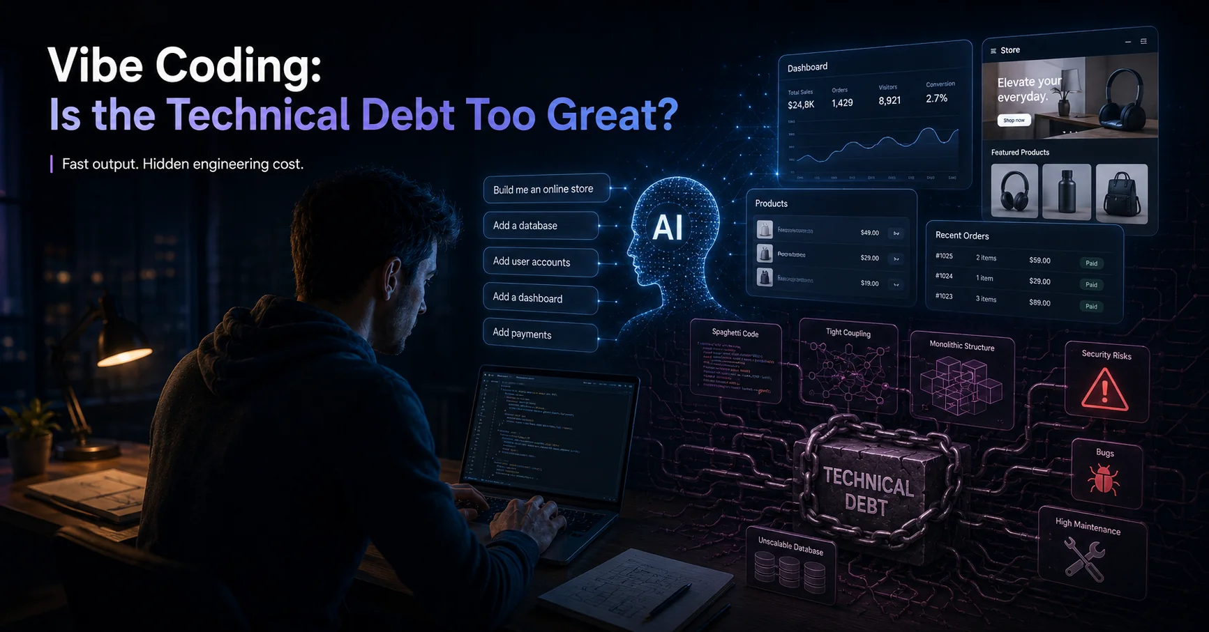 Vibe Coding: Is the Technical Debt too great?